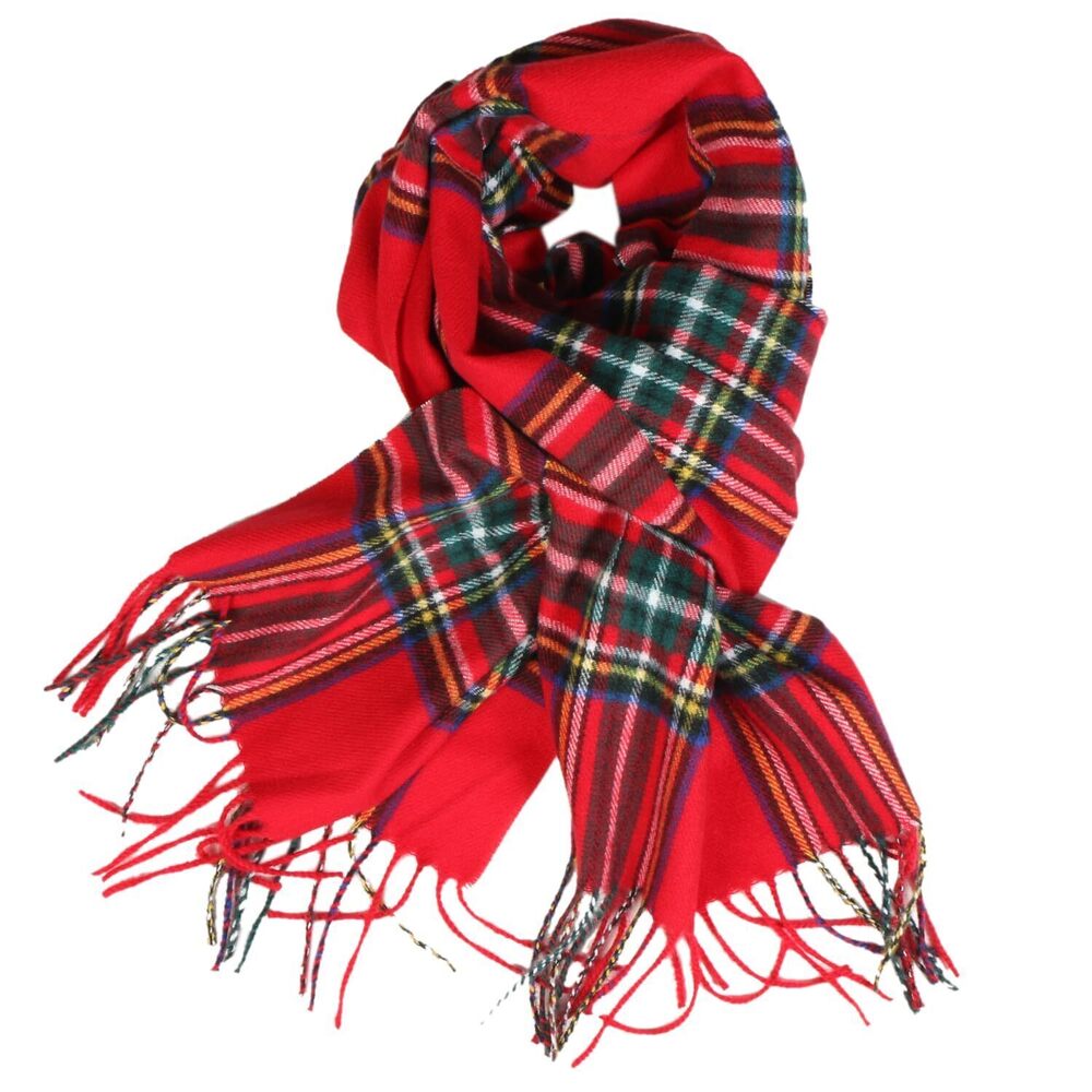 5451 Tartan Plaid Check Stewart Scottish Soft Warm Winter Cashmere Feel